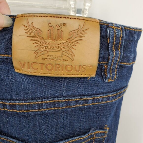 Victorious Dark Wash Straight Leg Jean 40X32 - Picture 9 of 10